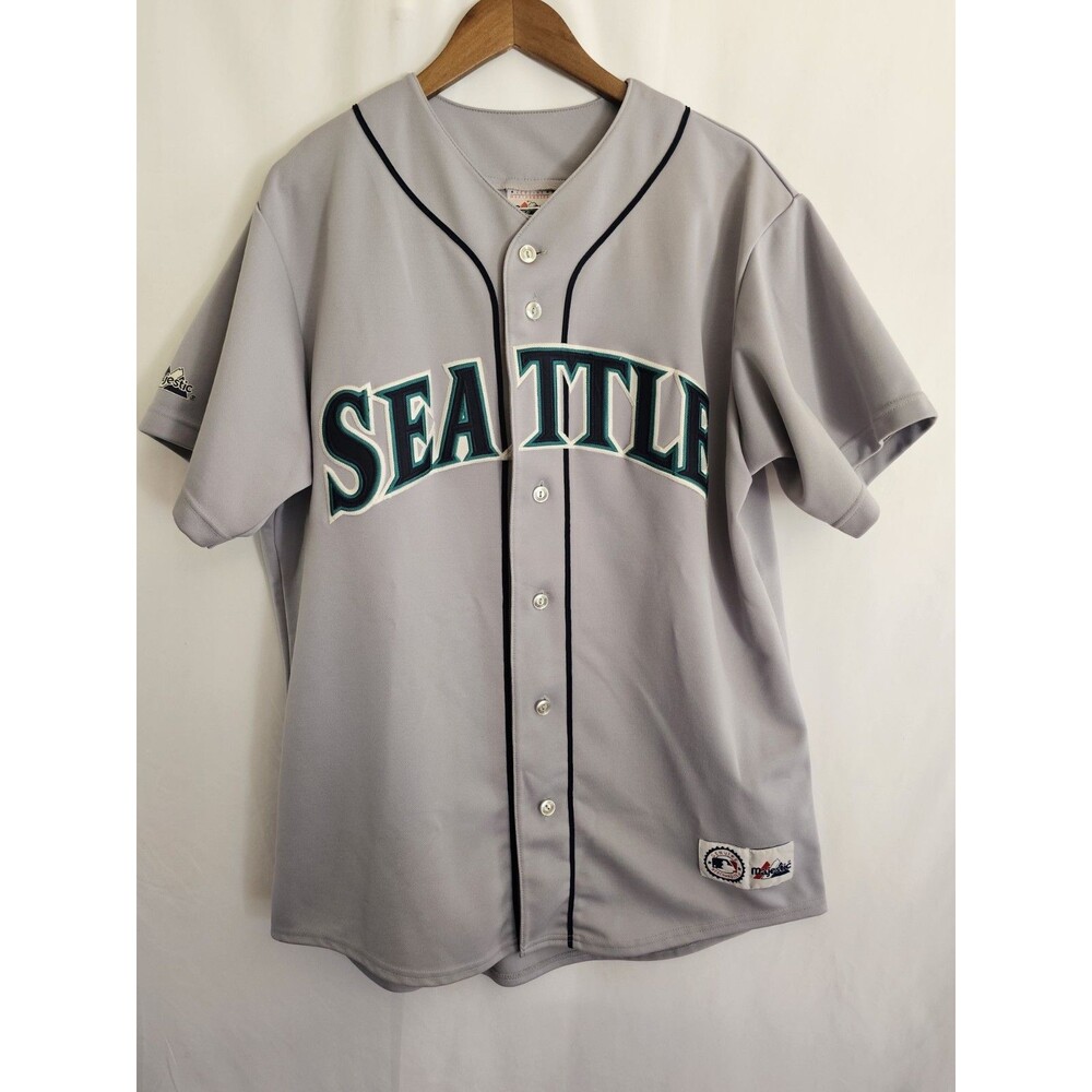 Vintage Majestic Seattle Mariners Ken Griffey 24 MLB Jersey Size XL